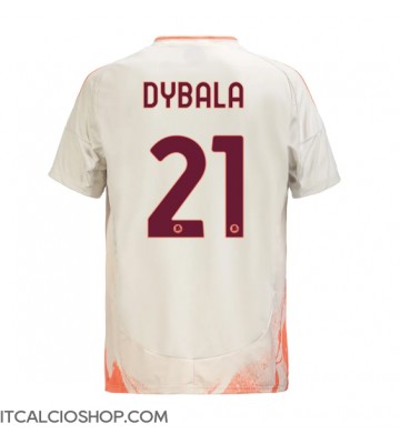 AS Roma Paulo Dybala #21 Seconda Maglia 2024-25 Manica Corta